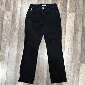 VINTAGE GUESS 100% Cotton Black Straight Leg Denim